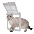 thumbnail image 3 of Puerta Mosquitera Para Mascotas, Puerta De Plástico Para Mascotas Con Solapa Para Gatos Con Cerradura Magnética Con Material ABS De Primera Para Ventana Corrediza O, 3 of 7