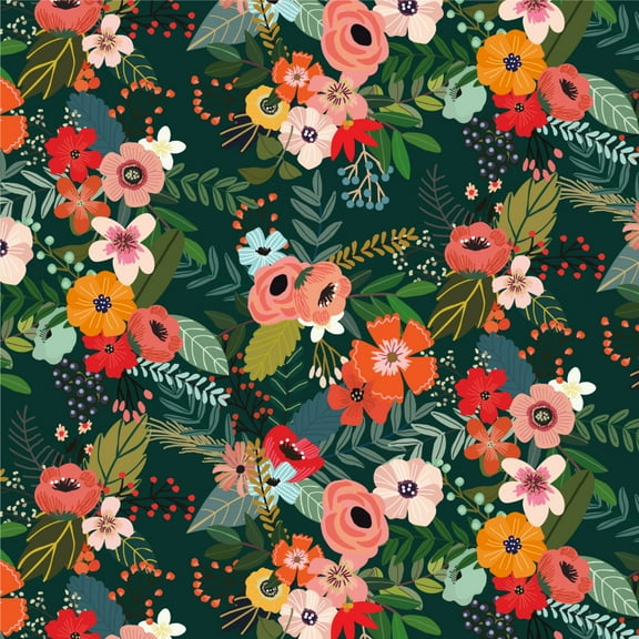 Anna Floral Pattern Premium Roll Gift Wrap Wrapping Paper