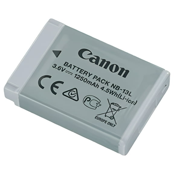 Canon 1250mAh Power Battery for Canon PowerShot G7 X G9 X Black, NB-13L
