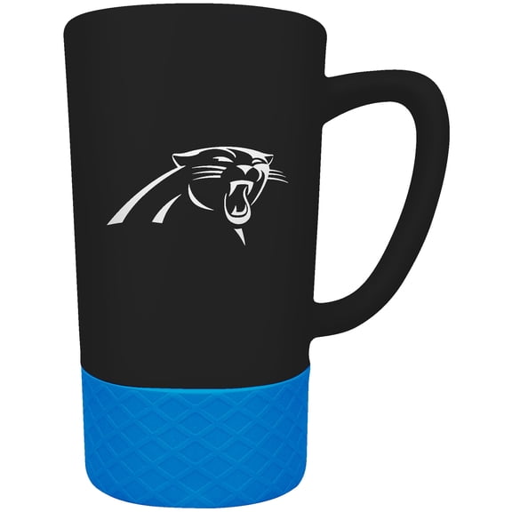 Carolina Panthers Team Logo 16oz. Laser Etched Jump Mug
