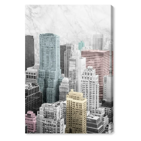 UPC 654975118705 product image for Oliver Gal Bright Cities Canvas Art | upcitemdb.com