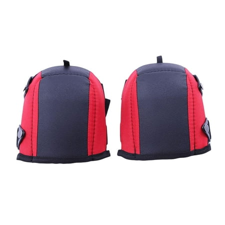 

Professional Flooring and Roofing Knee Pads Comfortable Knee Protection and Adjustable Buckle Construction Knee Protector for Work Indoor Red