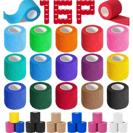 Self Adhesive Bandage Wrap Elastic Cohesive Bandage Wrap Color Athletic Tape Vet Wrap Ankle Tape