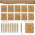 thumbnail image 4 of 20 Pcs Christmas Employee Appreciation Gifts Bulk -10 Sets of Inspirational Spiral Notebooks with Motivational Pens, Small Notepads for Coworkers, Office Staff, Team, Nurse, Teachers, Thank You Gifts, 4 of 7