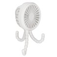 thumbnail image 2 of Mini ventilador portátil de 3 velocidades, ventilador de escritorio recargable giratorio de 360° con trípode Flexible para oficina, dormitorio, Camping, blanco, 2 of 8