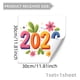 thumbnail image 3 of Adhesivo decorativo navideño de PVC con textura de seda 2026 | Adhesivos navideños extraíbles para ventanas, paredes, cristales y ascensores de centros comerciales, 3 of 6