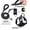 Black, variant on GYTY 3pcs Ultimate Comfort Dog Harness Set - Adjustable, Soft, Escape-Proof Design with Leash, Poop Bag Dispenser, and Reflective Straps for Safe Walking and Training of Medium to Large Breed Dogs