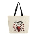 thumbnail image 1 of Bolso tote Bioworld Stranger Things Hellfire Club 39 x 38 cm, 1 of 7