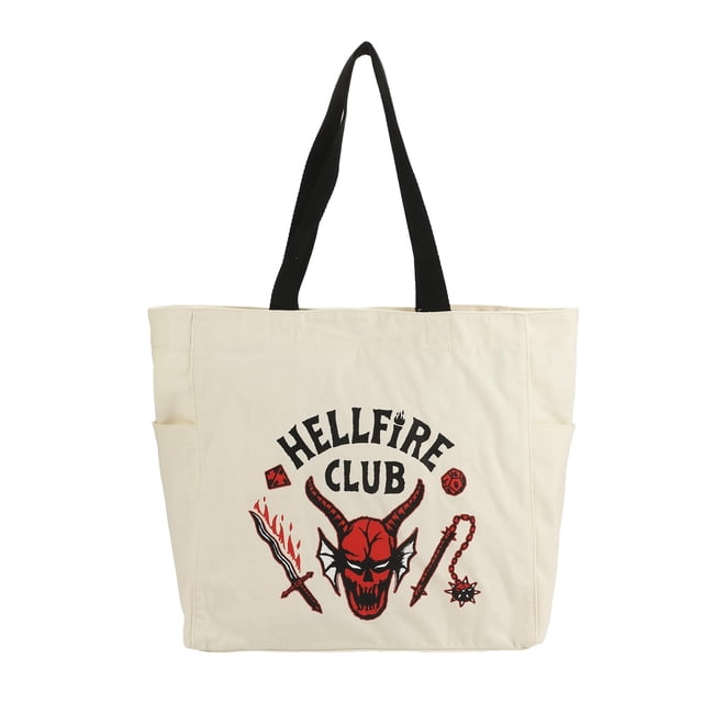 Bolso tote Bioworld Stranger Things Hellfire Club 39 x 38 cm