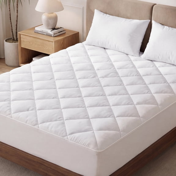 Regency Heights Queen Size Quilted Fitted Mattress Pad Cover, Waterproof Mattress Topper with Deep Pocket, Cooling Bed Mattress Protector, Machine Washable