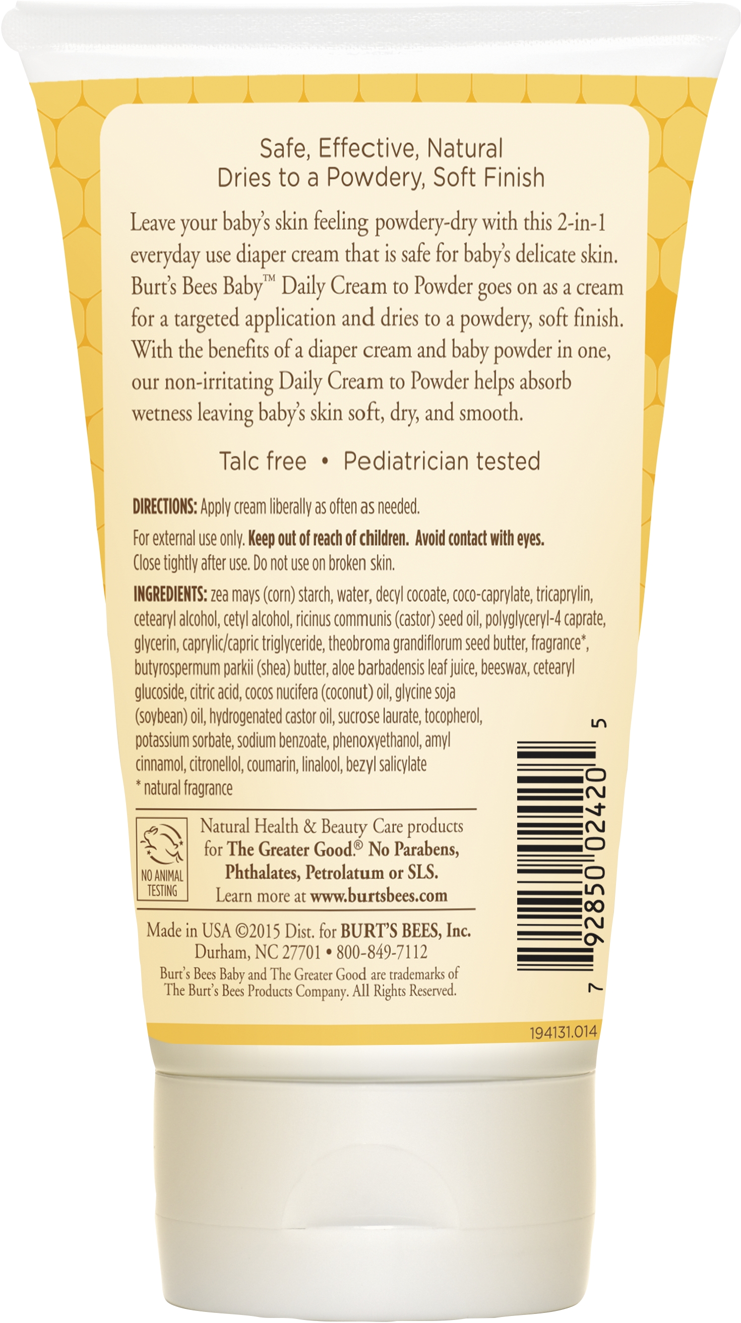 burt's bees baby cream