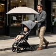 thumbnail image 6 of Gallickan Stroller Sun Umbrella, Universal Clip-On Baby Pram Parasol, UPF50+ Adjustable Shade for Wagon, Camping Cart, Beige, 6 of 7