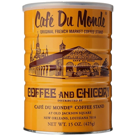 Cafe Du Monde Ground Coffee and Chicory, 15 Oz, 6 Pack