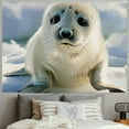 thumbnail image 2 of BCIIG Baby Seal Tapestry Wall Hanging Unique Style Home Decor 40x60inch, 2 of 6