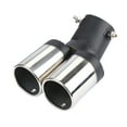 thumbnail image 2 of Stainless Steel Exhaust Tip, Universal Fit Decorative Tailpipe Cover, Easy to Install, Rust-Resistant for Car Modification, Multicolor, 2 of 6