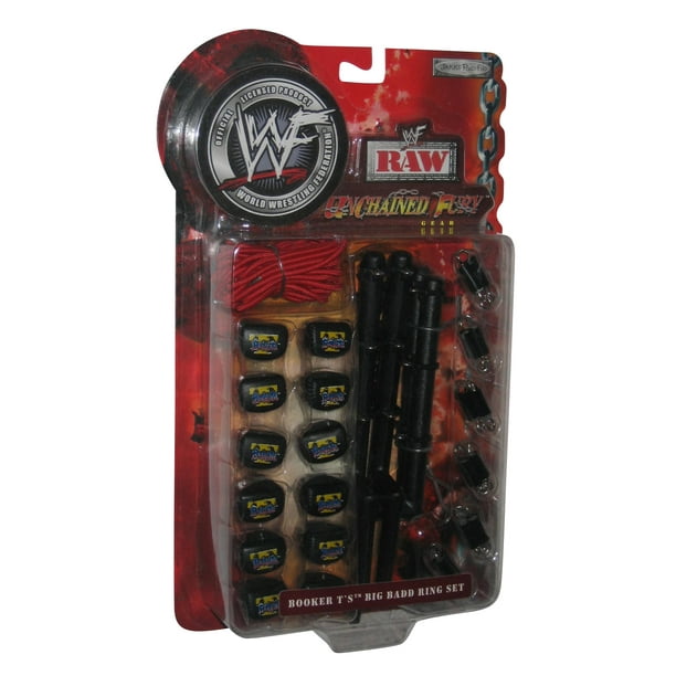 WWF Raw Booker T's Big Badd Ring WWE Jakks Pacific Toy Set Walmart