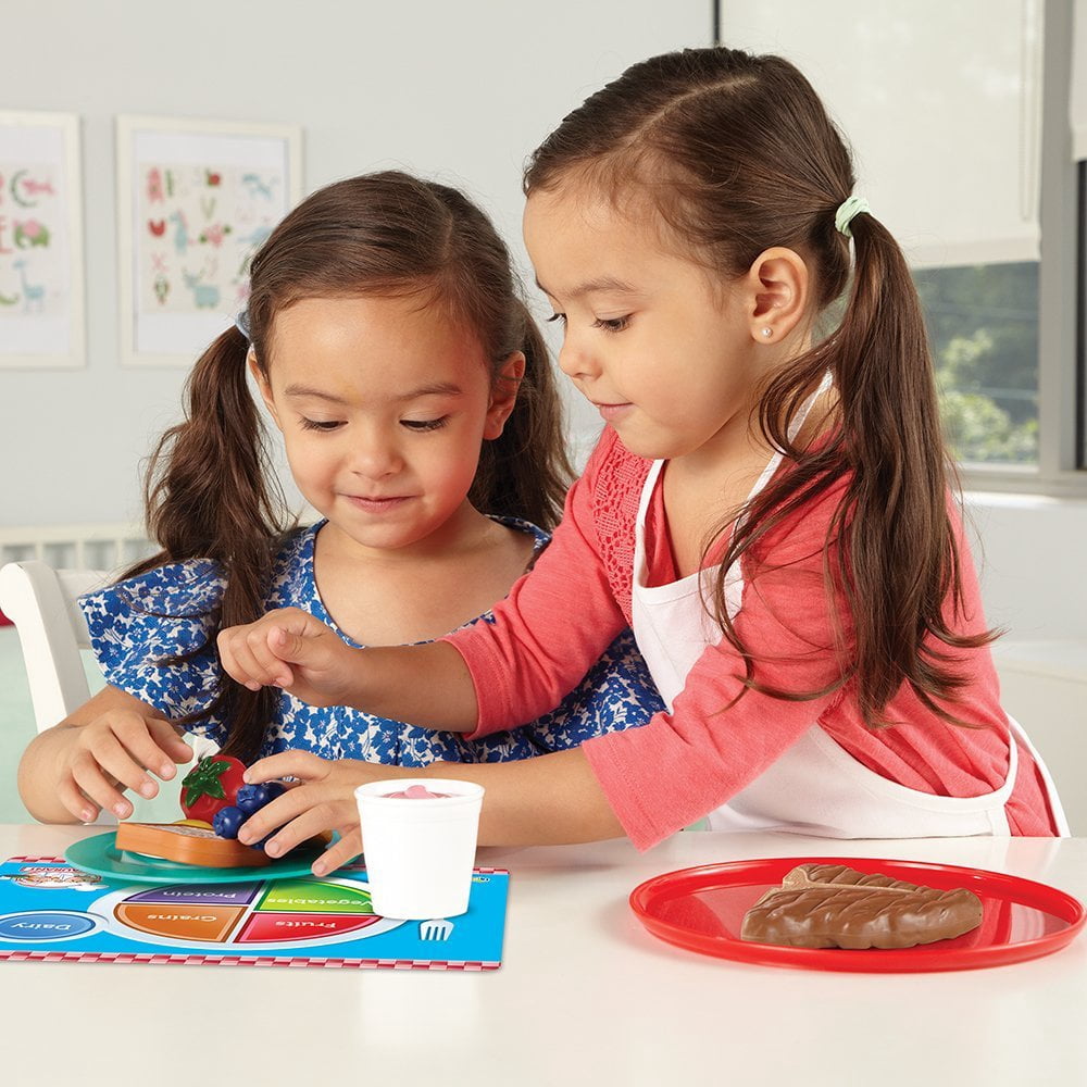 Learning Resources Serve It Up Play Restaurant , Play Food for Toddlers and Kids, Ages 3+