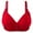Style 1-Red, variant on Eashery Bras for Women Solid Breathable Sports Bra Women Bra C C