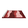thumbnail image 2 of Ahgly Company Machine Washable Indoor Square Oriental Red Modern Area Rugs, 3' Square, 2 of 4