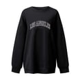 thumbnail image 4 of Gnshining Oversized Sweatshirt for Women Long Sleeve Crew Neck Pullover Casual Fall Fashion Solid Color Outfits, 4 of 4