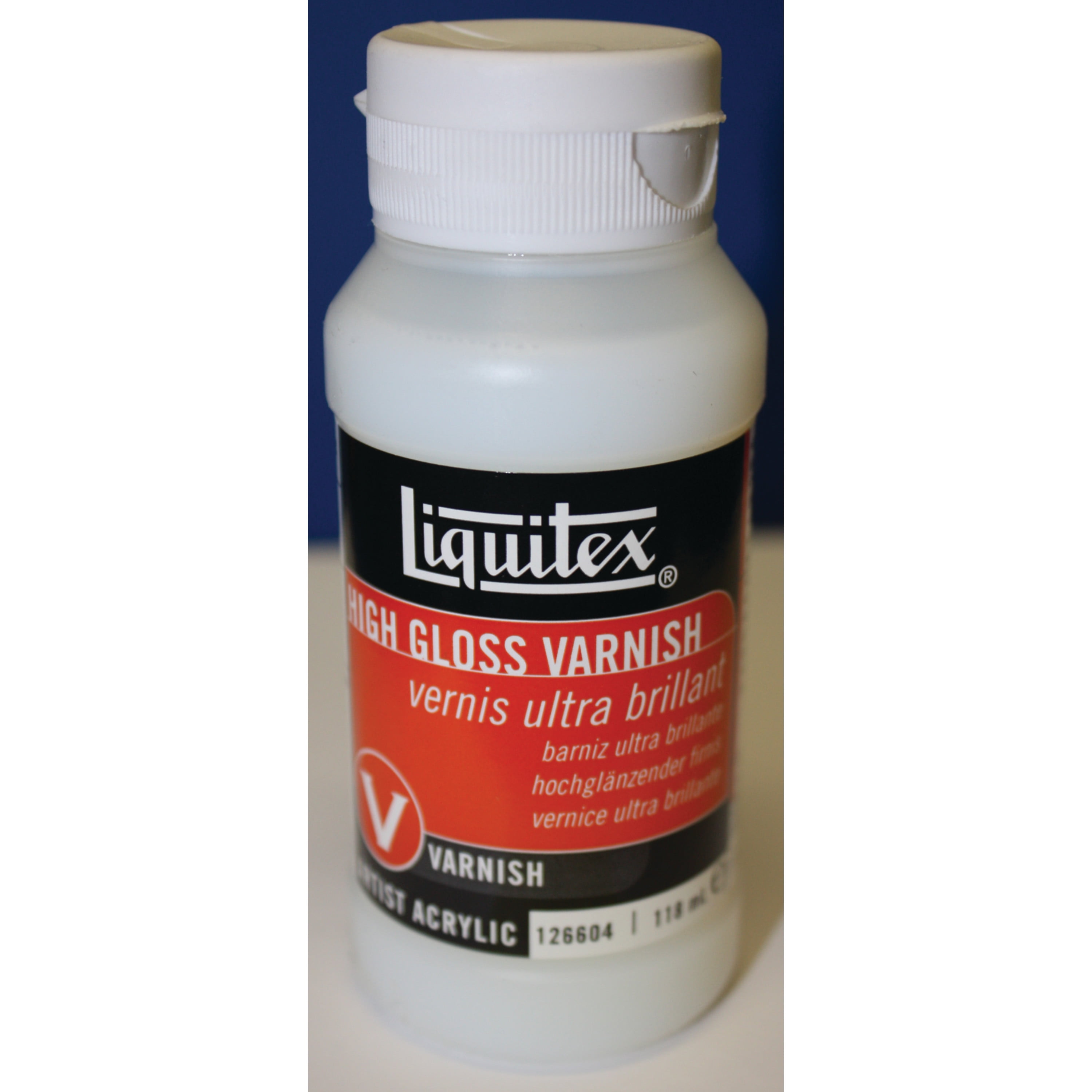 Liquitex High Gloss Varnish, 4 oz.