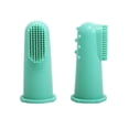thumbnail image 1 of Juego de 8 cepillos de dientes para perros, cepillo de dientes de silicona verde de 360º para la limpieza dental, cuidado odontológico, cepillo de dientes para cachorros, gatos y mascotas pequeñas., 1 of 5