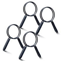 POWERTEC 4PK 2-1/2 Inch Double Loop Hose Clamps for Dust Collection Hose and Dryer Vent Hose, Quick Release Spring Clamps for Dust Collector and Dust Collection Fittings, 70390-P2N