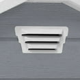 thumbnail image 3 of Keter Manor 4' x 6' Resin Storage Shed, All-Weather Plastic Outdoor Storage, Gray/White, 3 of 17