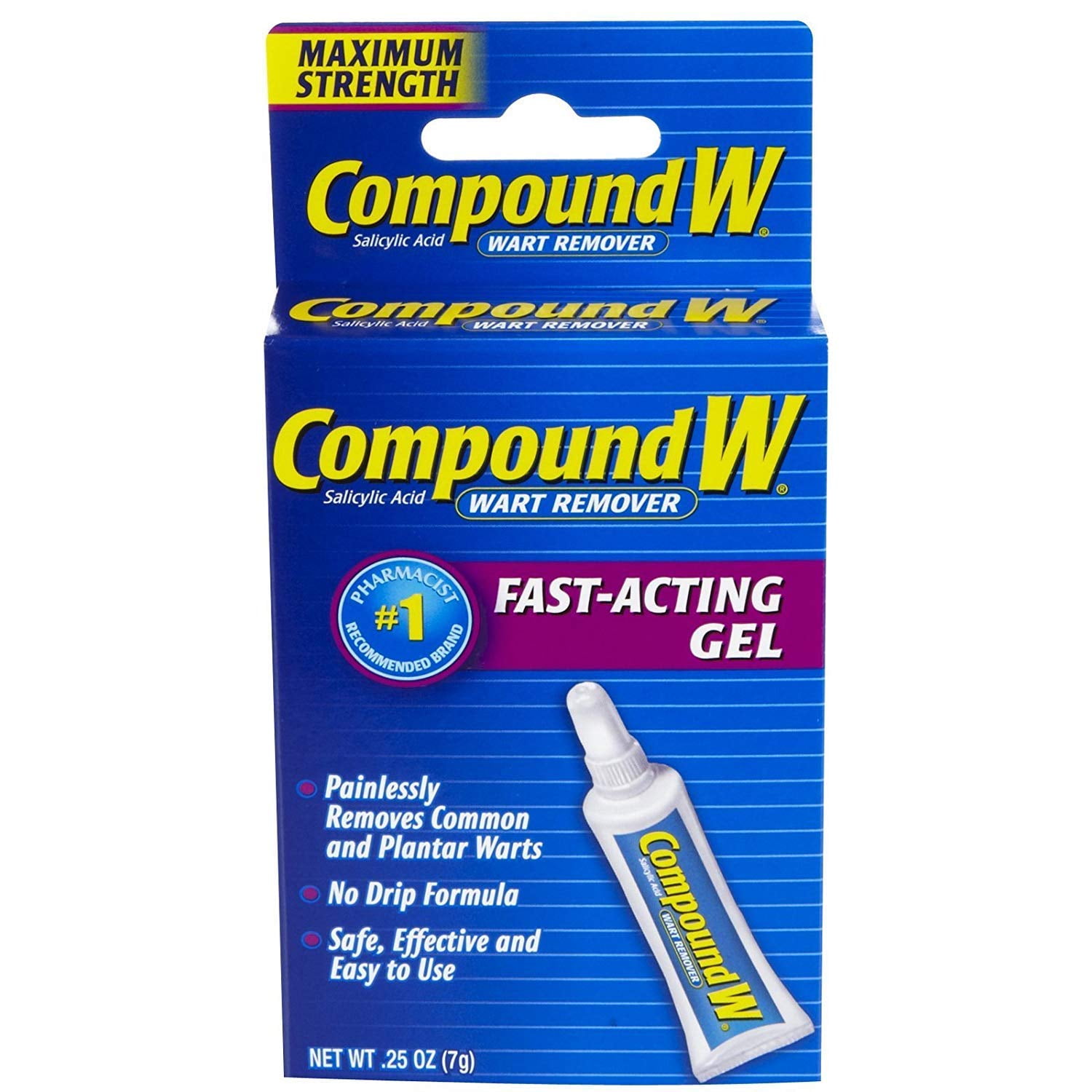 Compound W Maximum Strength, FastActing Gel 0.25 oz