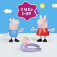 thumbnail image 5 of Peppa Pig Peppa's Family of Five with Baby Evie in Carrier, Poseable Figures Hold Hands, Preschool Toys, Boys and Girls, Ages 3 and up, 5 of 11