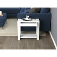 thumbnail image 3 of Safdie & Co. 24"L 1-Drawer 1-Shelf Accent Table in White, 3 of 4