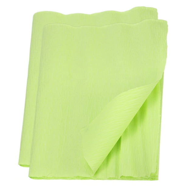 Papel Crepé para Manualidades Bricolaje Verde Claro Unique Bargains