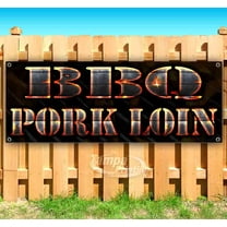 BBQ Pork Loin 13 oz Vinyl Banner With Metal Grommets