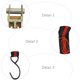 thumbnail image 5 of BESTYASH 4Ud Cargo Tie Down Strap Para Vehículo Con De Metal Antióxido Y Alta, 5 of 7