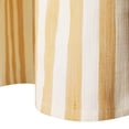 thumbnail image 4 of Beautiful Amber Yellow Mix & Match Stripe Shower Curtain by Drew Barrymore, Cotton & Polyester, 72" x 72", 4 of 9