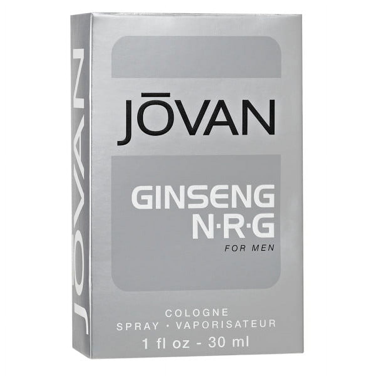 Jovan Ginseng N.R.G. Cologne Spray for Men, 1 fl oz