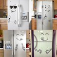 thumbnail image 4 of Removable Cute PVC Cartoon Smiley Wall Sticker Kitchen Refrigerator Art Sticker, 4 of 5