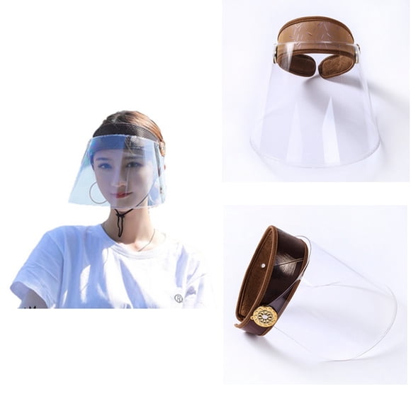 Unisex Summer PC Sunhat Solar Face Shield Cap Visor Sun Cover Hat Anti-UV Cap Universal Fit Summer Headwear