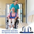 thumbnail image 3 of Cinturón de seguridad universal para silla de ruedas, cinturón de seguridad anti caída con correas ajustables para pacientes mayores discapacitados, 3 of 6