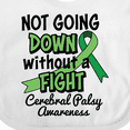 thumbnail image 4 of Inktastic Not Going Down Without a Fight Cerebral Palsy Awareness Boys or Girls Baby Bib, 4 of 4