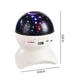 thumbnail image 3 of Staron under $5 Bluetooth Speaker with Starlight Projection, Rotating LED Sky Night Light Music Player, Bedroom Ambient Mood Lamp, 3 of 7