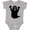 AC-Heather Grey, variant on Happy Halloween Cute Ghost Boys or Girls Baby Bodysuit