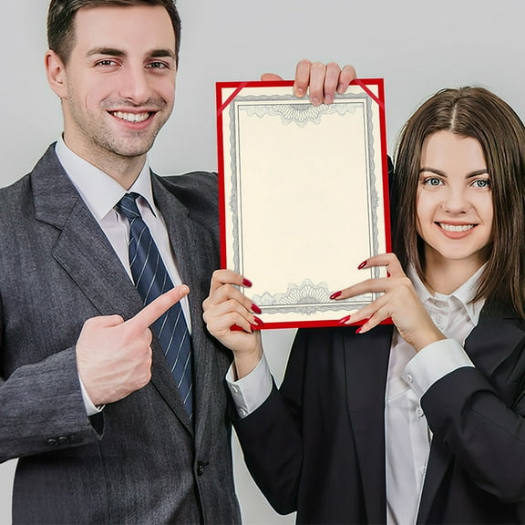 Masteelf 8Pcs Certificate Paper Diploma Certificate Paper Printable Blank Paper Liner Blank Certificate Paper