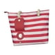 thumbnail image 1 of Bolsa enfriadora de vino con boquilla oculta, bolso de playa, bolso de mano para mujer, porta vino Rojo, 1 of 9