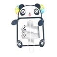 thumbnail image 1 of Tablero de lectura musical, tablero de práctica móvil, portátil, creativo, reutilizable Forma de panda, 1 of 9
