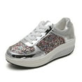 thumbnail image 4 of asdoklhq Women Sneakers Clearance Under $15,New Sequined Women's Shoes foreign Trade Plus Size Sports Casual Shoes, 4 of 9