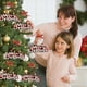 thumbnail image 4 of Adorno navideño de madera | Decoración festiva para el árbol | Decoración navideña para el hogar | Estampado a cuadros | 1 pieza | Caja de regalo de temporada y decoración para fiestas, 4 of 6