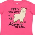 thumbnail image 4 of Inktastic Mimi's You Say Alpaca My Bags Boys or Girls Toddler T-Shirt, 4 of 5