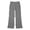 1-Grey159, variant on Little Girls High Waist Flare Pants Black Fabric with Side Slits for Versatile Trousers,Khaki