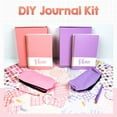 thumbnail image 4 of Riwcyla DIY Journal Kit Planner Notebbok Scrapbook & Diary Supplies Set Fun Cute Art & Crafts Stuff Including Sticker/Paper Clip/Neutral Pen/Bracelet Great Gift for 8,14 Year Old Girl Teens, 4 of 6